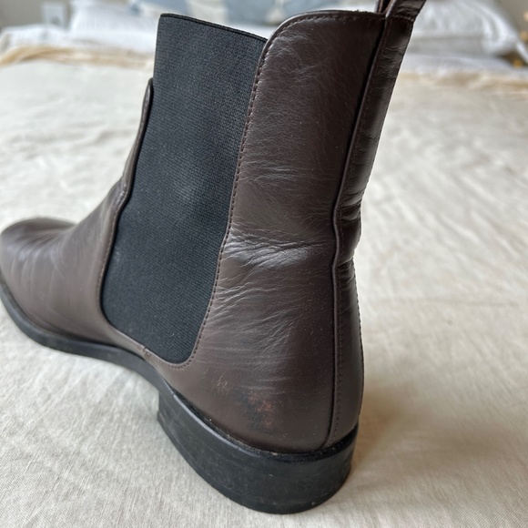 The Italian Leather Square Toe Chelsea Boot EVERLANE EUC - Picture 8 of 11